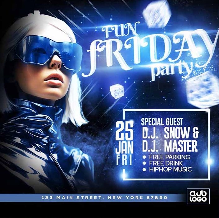 Poster Design - Fun Friday Party